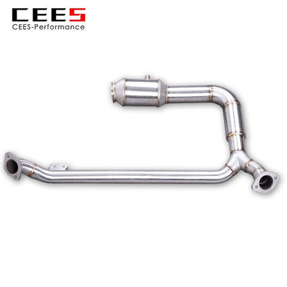 CEES Downpipe For PORSCHE Boxster 718 2.5 GTS 2017- High Performance Catless Downpipe nocat Stainless Steel Exhaust Manifold