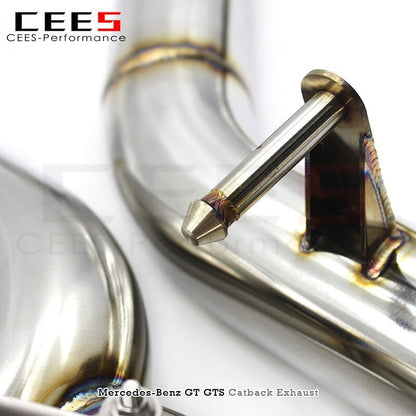 CEES Catback Exhaust for Mercedes-Benz AMG GT/GTS(C190) 4.0T 2017-2023 Tuning Performance Stainless Steel Escape Exhaust System