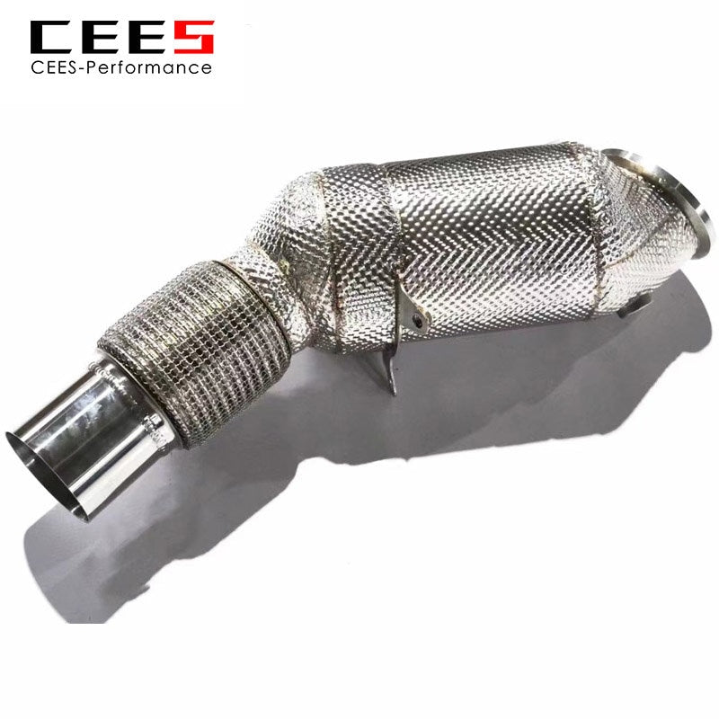 Exhaust Downpipe For BMW 325/330 G20/G28 2.0T B48 2020-2022 Downpipe 200/300 cell Stainless Steel Exhaust Pipe