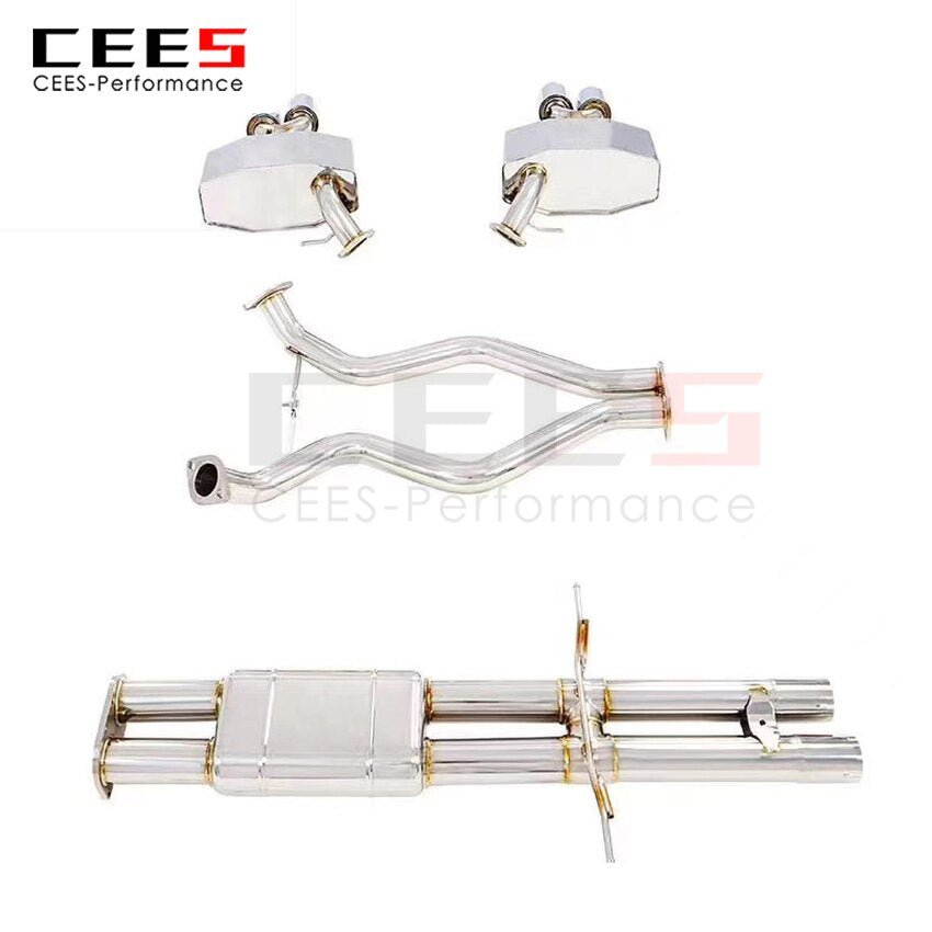 CEES Exhaust System For Land Rover Range Rover Sport 3.0T V6  2013-2019 Valve Muffler Catback Escape Tubo Escape Coche