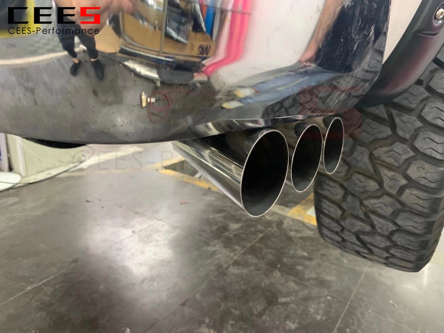 CEES StainlessSteel Exhaust System Performance Catback Front Pipe for Toyota Tundra  Auto Modification Electronic Valve Muffler