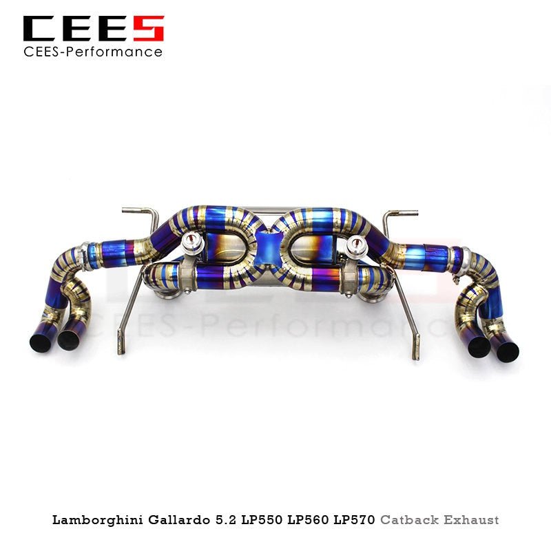 CEES Catback Exhaust for Lamborghini Gallardo 5.2 LP550L/P560/LP570 20 ...