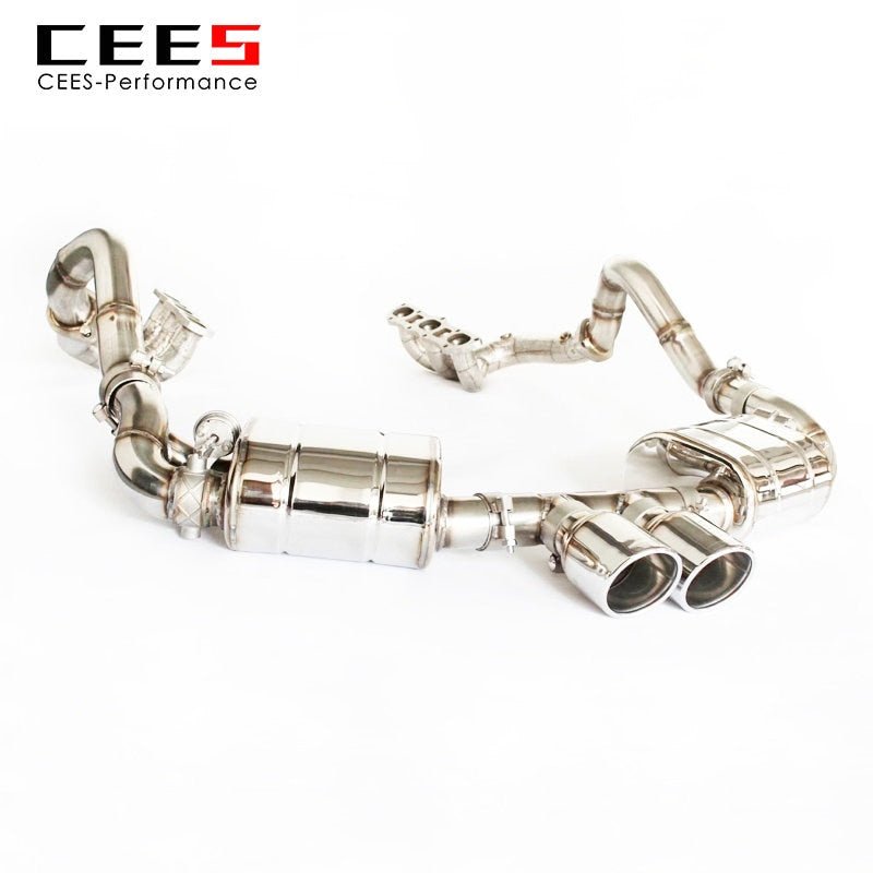 CEES Catback exhaust For PORSCHE CAYMAN (987) 2.7 2.9 3.4 2005- High Performance 304 Stainless Steel Exhaust Manifold Downpipe