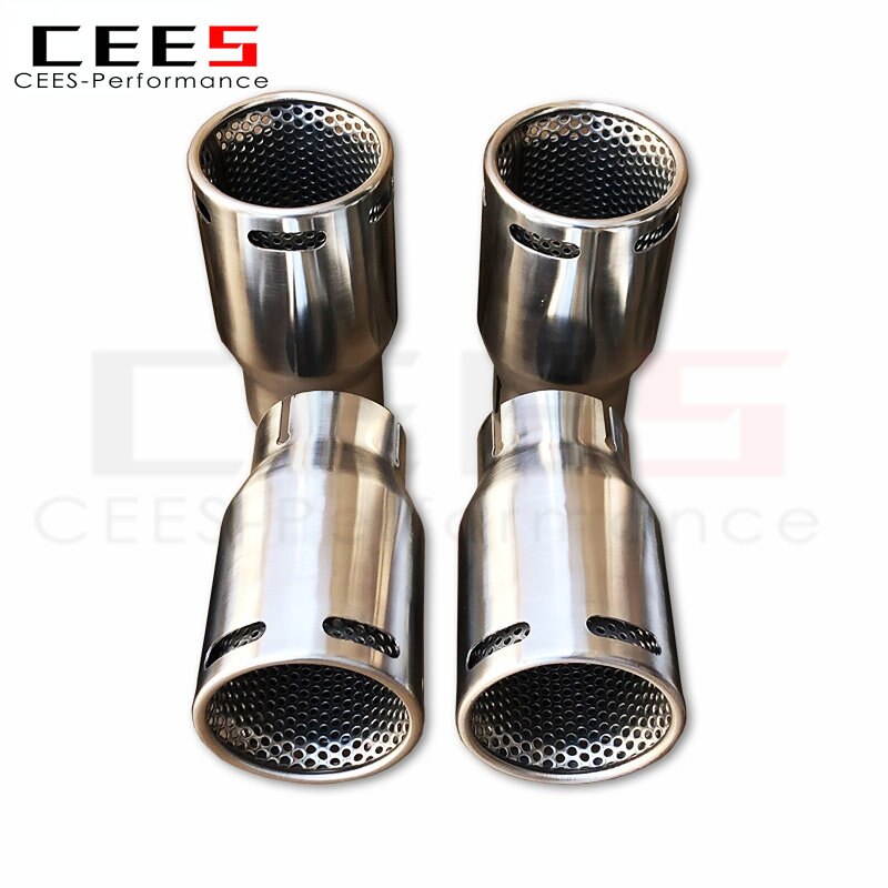 CEES Tail Throat For Lamborghini Aventador SVJ/Huracan EVO Spyder Automobile Stainless Steel Chrome Trim Exhaust Pipe