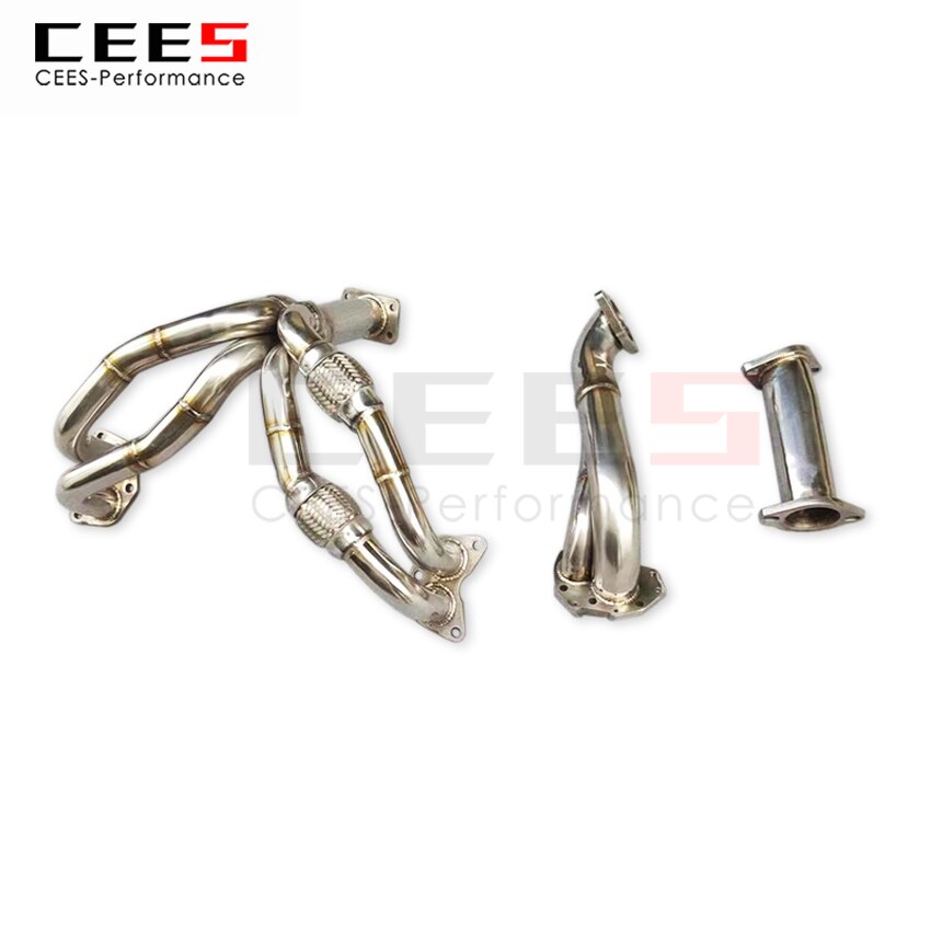 CEES Exhaust System For Toyota GT86 subaru BRZ Turbo Isometric manifold headers downpipe Stainless Steel Car Accessories