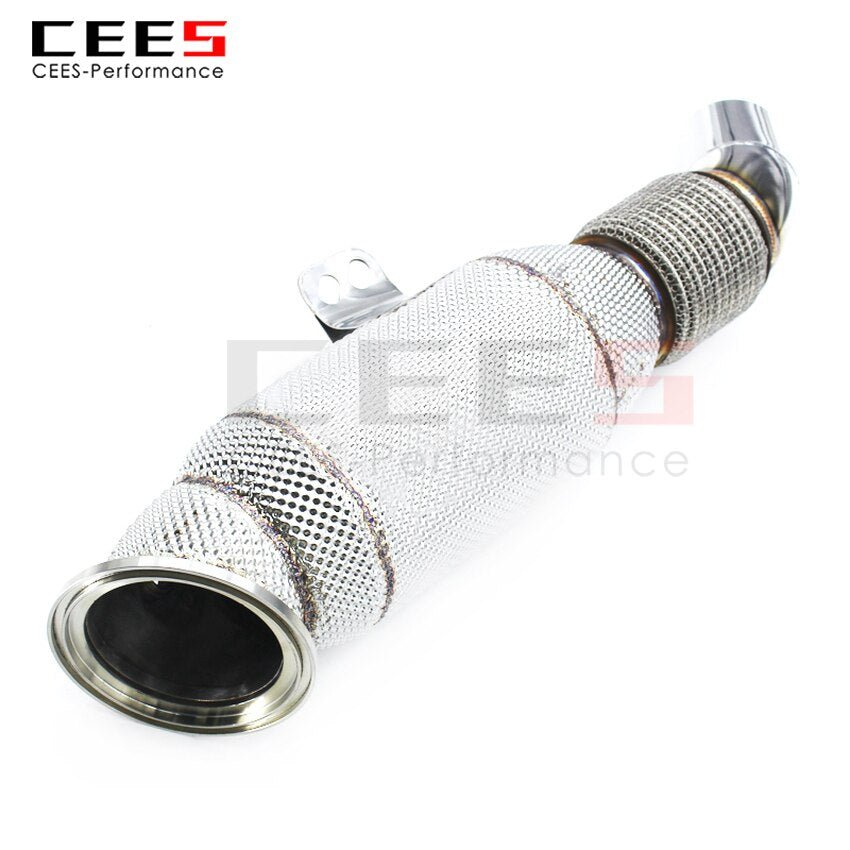 CEES Exhaust System For BMW 440i B58 Header With/Without Catalyst Test Pipe Converter High Flow Catted Exhaust Downpipe