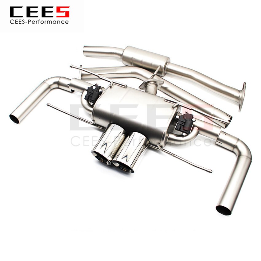 CEES Exhaust System For TOYOTA 86 Catback Stainless Steel Valve Muffler Catback Escape Tubo Escape Coche