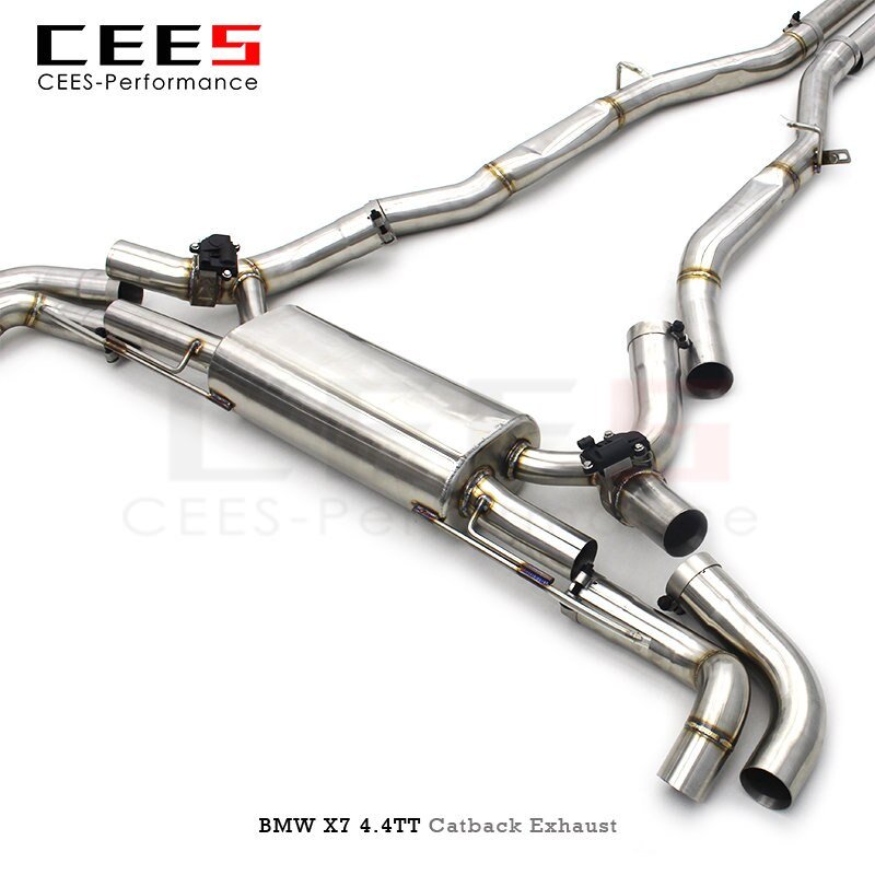 CEES Catback Exhaust Muffler for BMW X7 4.4TT 2019-2022 Tuning Stainless Steel High Performance Escape Catback Exhaust System