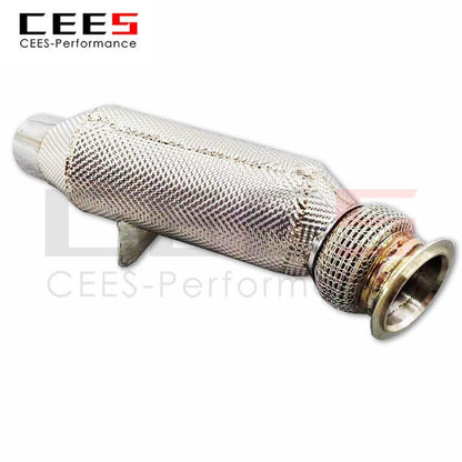 CEES Exhaust System For BMW 630 640 Downpipe Headers With Catalyst Catalytic Converter High Flow Catted Car Accessories