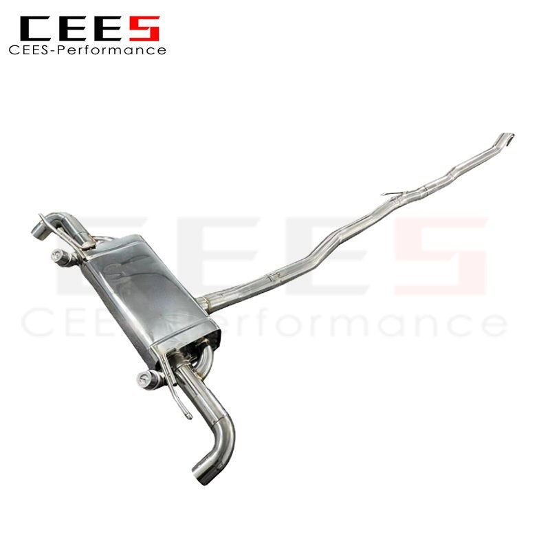 CEES for Mercedes Benz W177 A45 AMG A45S SS304 High Flow Performance Valved Mufflers Catback Exhaust System Assembly Car Tuning