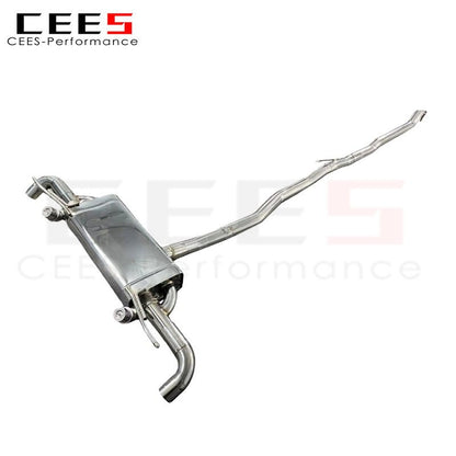 CEES for Mercedes Benz W177 A45 AMG A45S SS304 High Flow Performance Valved Mufflers Catback Exhaust System Assembly Car Tuning