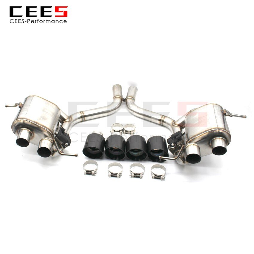 CEES Exhaust System For Maserati GT 4.2 4.7 Stainless Steel Performance Valve Muffler Catback Escape Escape tubo de escapet