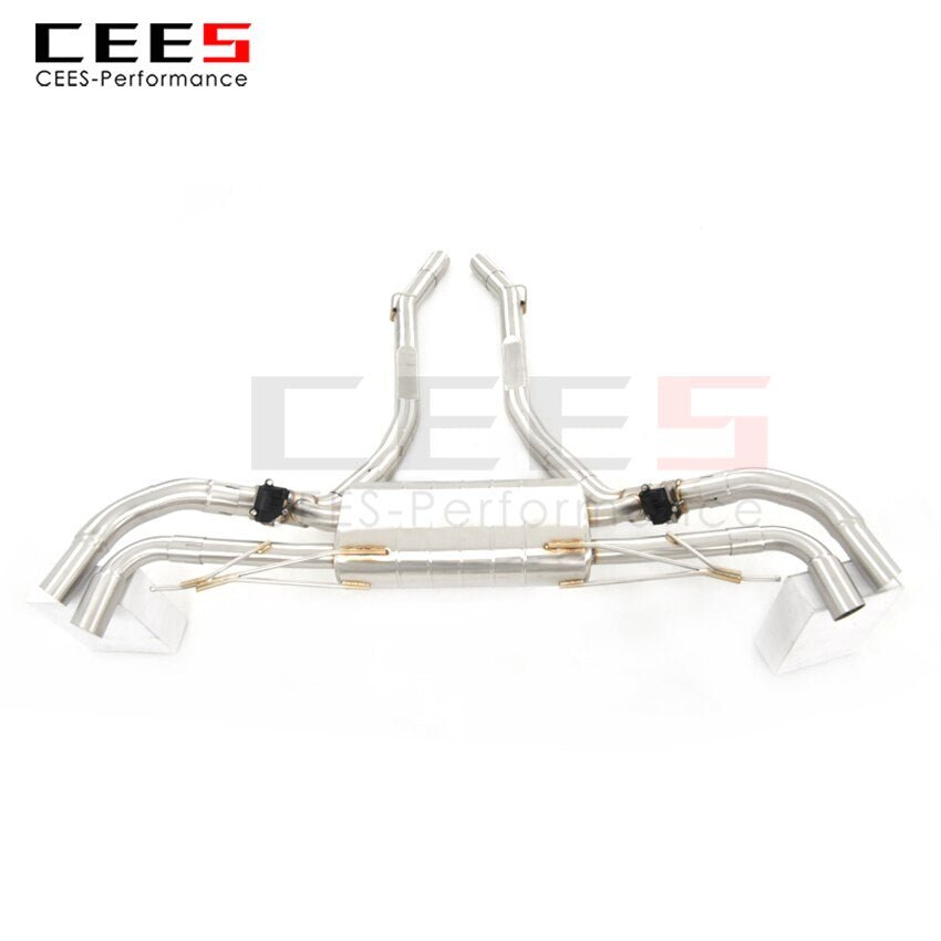 CEES Exhaust System For BMW X7 Stainless Steel Valve Muffler Catback Escape Tubo Escape Coche Terminale Scarico Auto