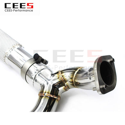 CEES Exhaust System For Porsche 718 Headers Without Catalyst No cat Downpipe Manifold Stainless Steel Car Accessories