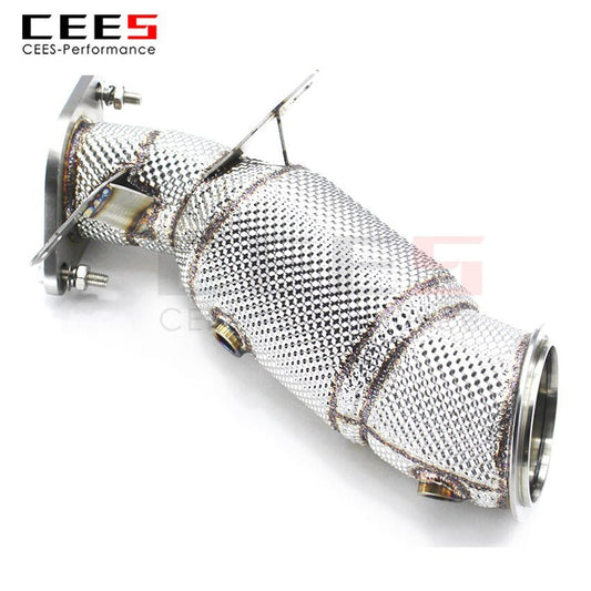 CEES Exhaust System For Cadillac CT5 Headers With/Without Catalyst Test Pipe Converter High Flow Catted Exhaust Downpipe