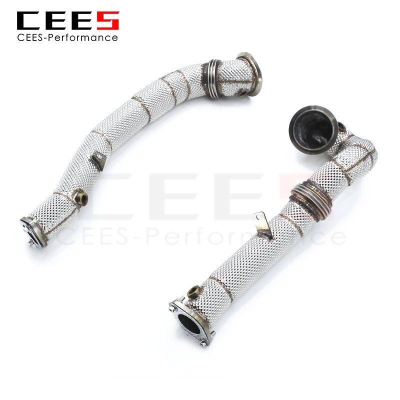 CEES Downpipe for BMW 335i F30 3.0T N54 2013-2015 Car Tuning Without Catalyst Catalytic Converters Catless Downpipe Exhaust Pipe