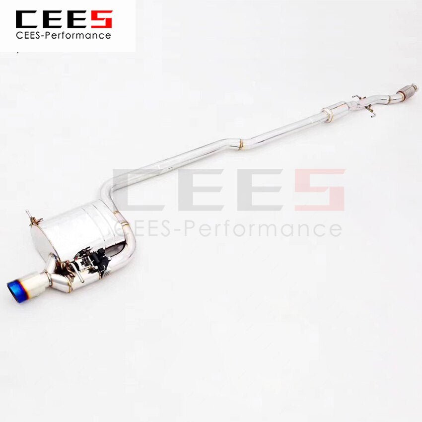 CEES Exhaust System For MINI R56 R57 Stainless Steel Valve Muffler Catback Escape Tubo Escape Coche Terminale Scarico Auto