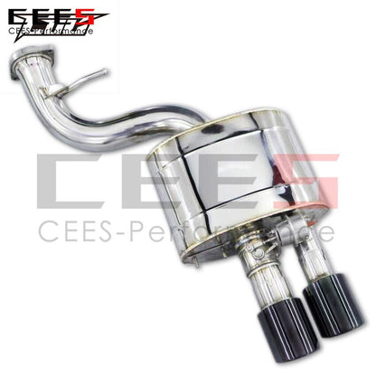 CEES Exhaust System For Ferrari 599 Stainless Steel Performance Valve Muffler Catback Escape Tubo Escape Coche  Car Accessories