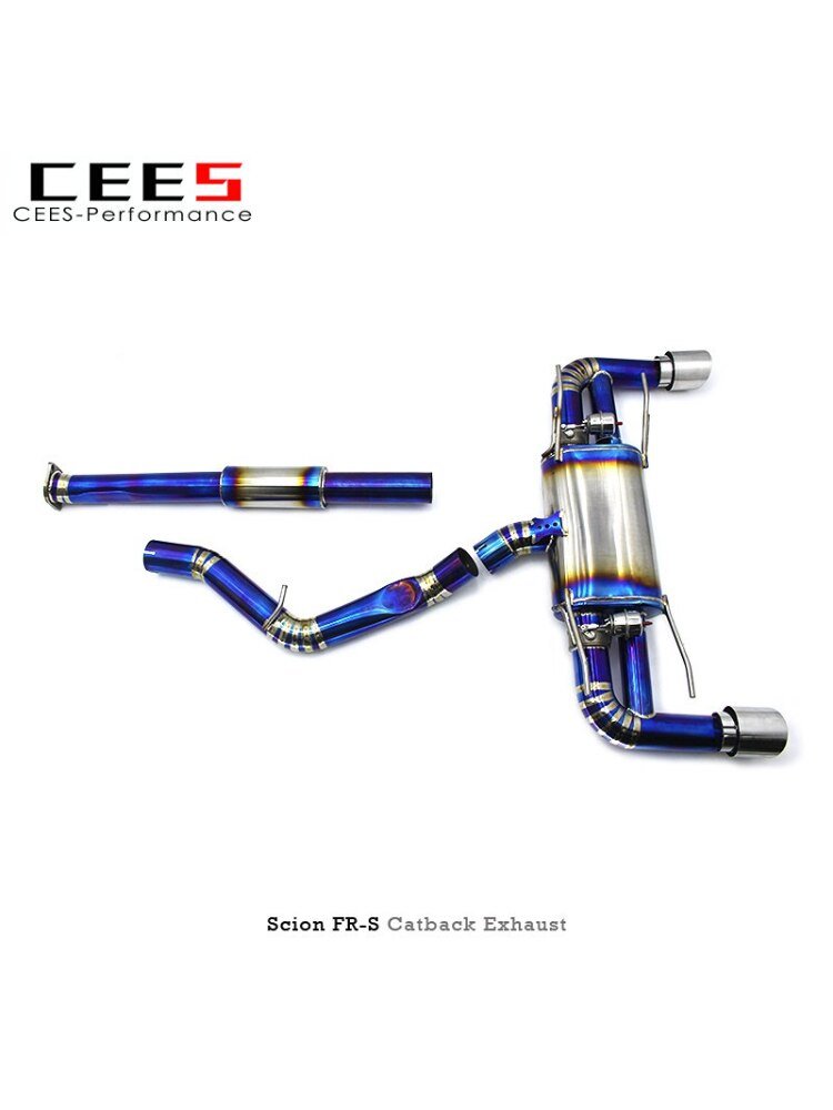 CEES Catback Exhaust For Subaru BRZ 2013-2019 Titanium Exhaust Valve Control Exhaust System Acoustical Damper