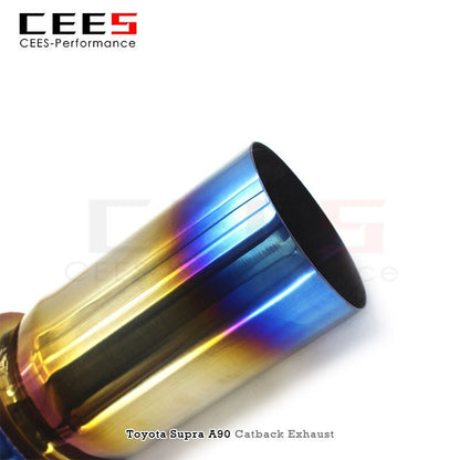 CEES Catback Exhaust for Toyota Supra A90 3.0T 2020-2023 Performance Titanium Alloy Exhaust Pipe Muffler Car Exhaust System