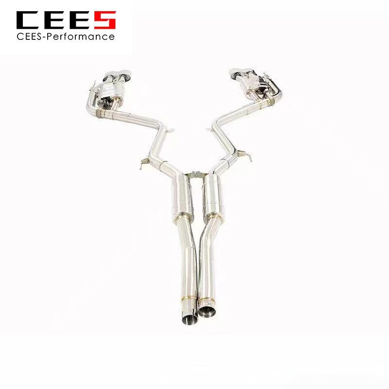 Catback Exhaust For Mercedes Benz S300/S350 W221 3.0/3.5 2005-2012 Exhaust Pipe Muffler 304 Stainless Steel escape