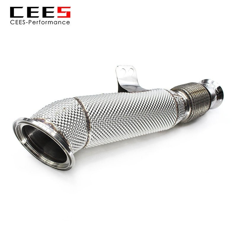 CEES Exhaust Downpipe for BMW X5/X6 B58 3.0T G05 2019-2022 Racing Car Exhaust Pipe Stainless Steel Catless Performance Downpipe