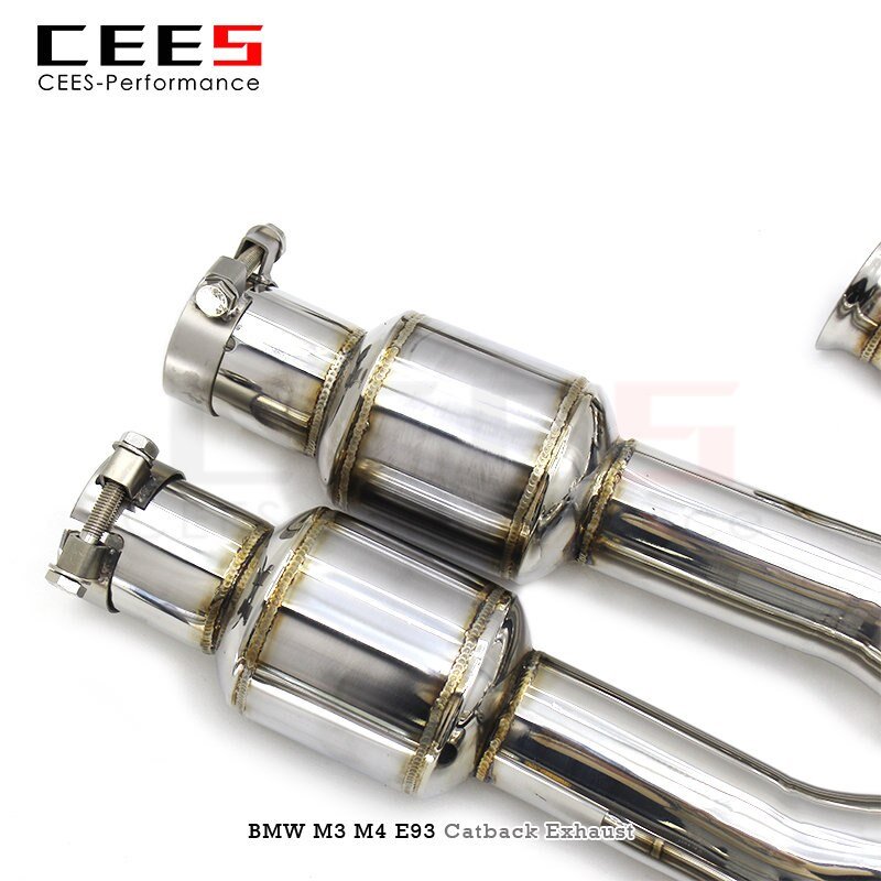 CEES Catback Exhaust for BMW M3 M4 E93 4.0 2008-2013 Racing Car Tuning Performance Exhaust Muffler Pipe Escape Exhaust System