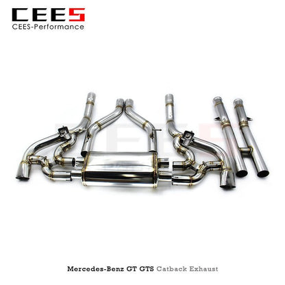 CEES Catback Exhaust for Mercedes-Benz AMG GT/GTS(C190) 4.0T 2017-2023 Tuning Performance Stainless Steel Escape Exhaust System