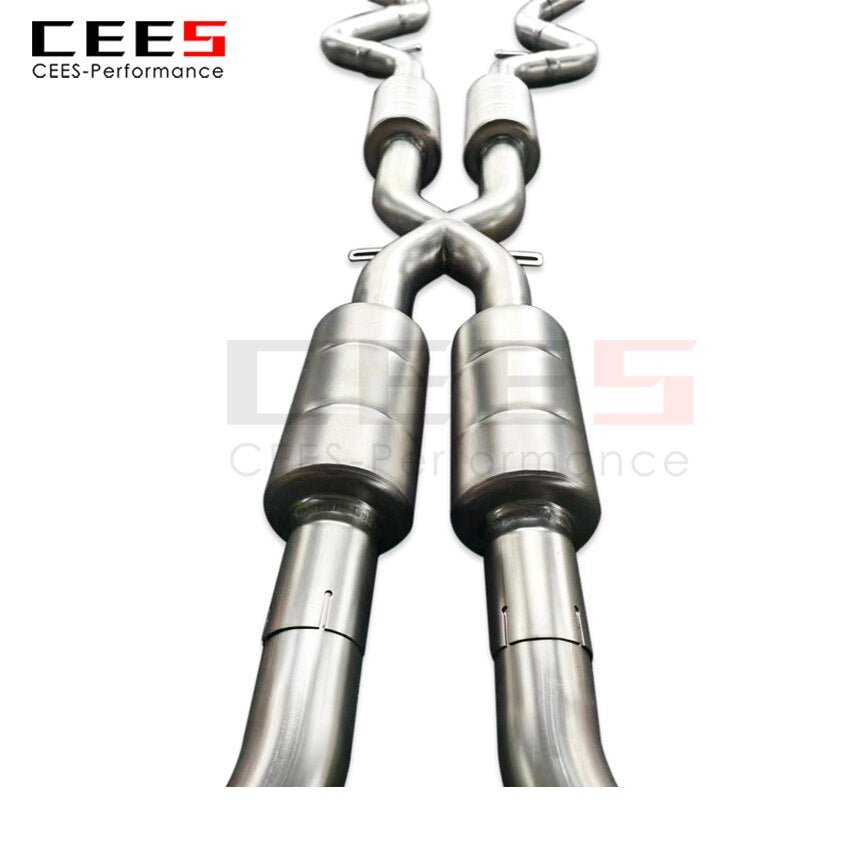 CEES Exhaust System For BMW M3 E92 Stainless Steel Valve Muffler Catback Escape Tubo Escape Coche Terminale Scarico Auto