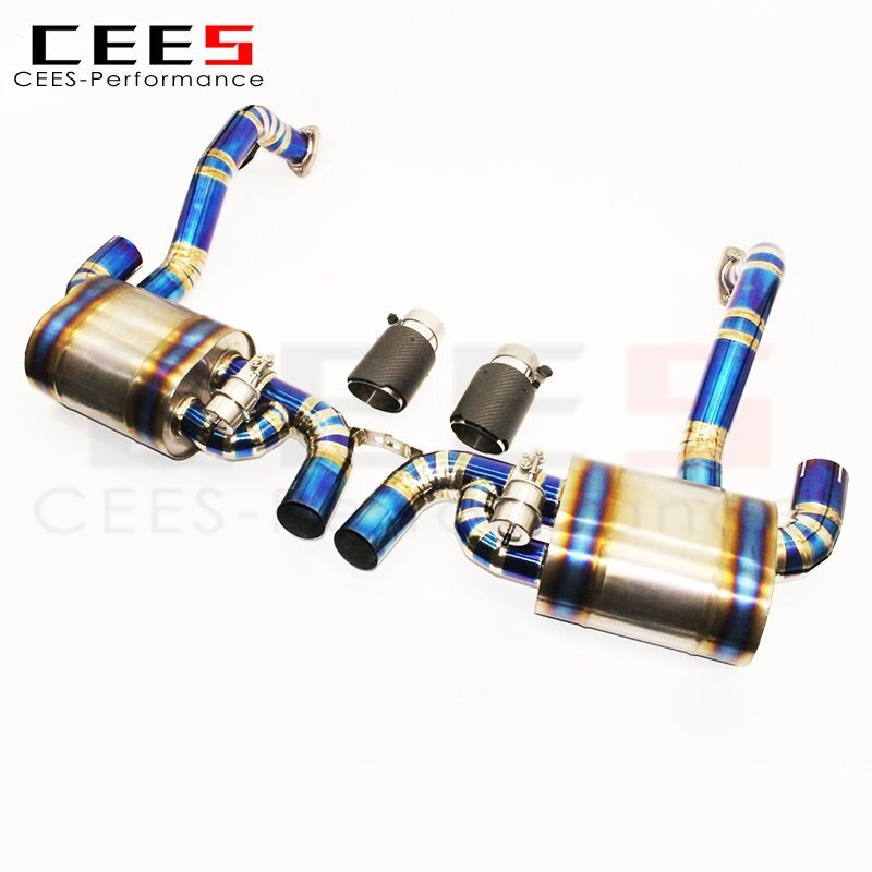 CEES Catback Exhaust for PORSCHE CAYMAN(987.2) 2005-2013 Tuning Performance Titanium Alloy Valve Exhaust System Mufflers