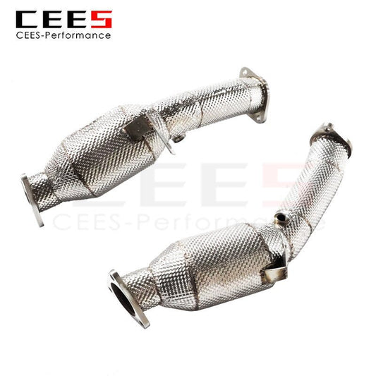 CEES downpipe til Nissan 350Z 3.5 2004-2006 Automotive Performance tilbehør Rustfrit stål udstødning downpipe udstødningssystem 