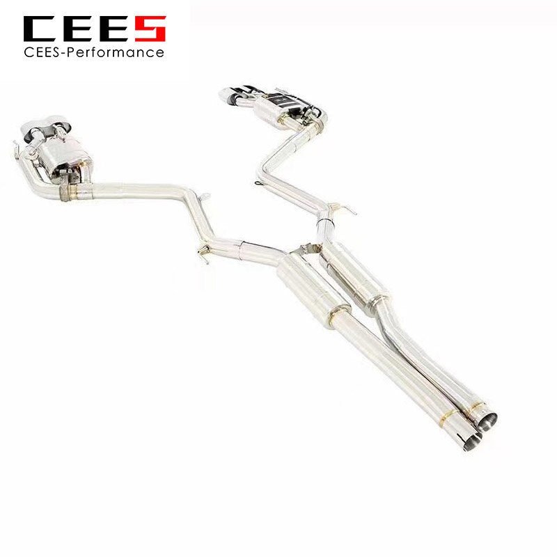 Catback Exhaust For Mercedes Benz S300/S350 W221 3.0/3.5 2005-2012 Exhaust Pipe Muffler 304 Stainless Steel escape