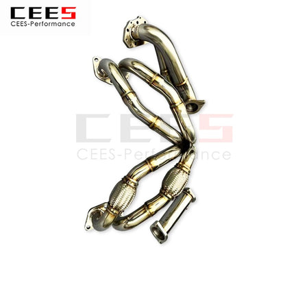 CEES Exhaust System For Toyota GT86 subaru BRZ Turbo Isometric manifold headers downpipe Stainless Steel Car Accessories