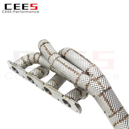 CEES Exhaust Manifold for AUDI R8 V8 4.2 2008-2020 Stainless Steel Exhaust Pipe High Performance Car Headers Exhaust System