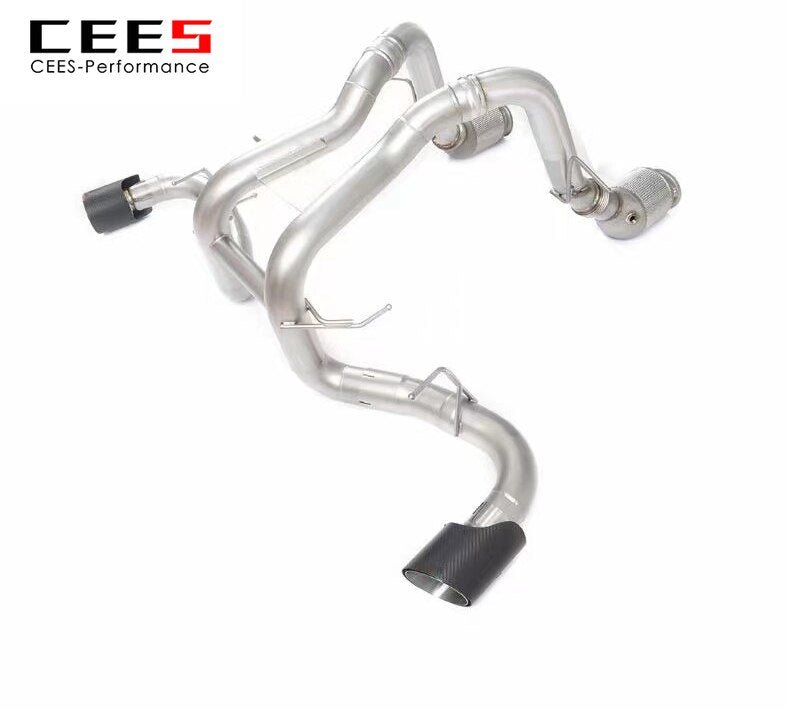 CEES Catback Exhaust for Mclaren Mclaren 570S 3.8 2015-  High Flow Catted Downpipe Valve Muffler Performance Exhaust System