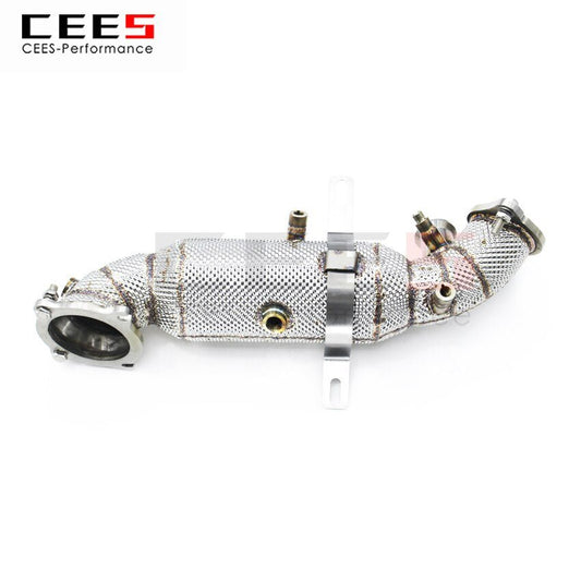 CEES Exhaust System For Alfa Romeo Giulia Headers With Catalyst Test Pipe Converter High Flow Catted Exhaust Downpipe