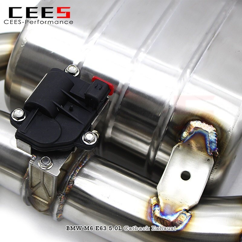 CEES Catback Exhaust for BMW M6 E63 5.0L 2006-2010 Tuning Performance Stainless Steel Exhaust System Valve Exhaust Pipe Escape