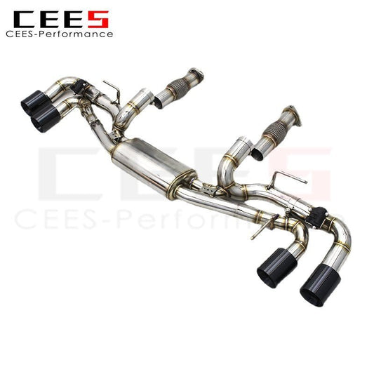 CEES Exhaust Pipes for Chevrolet Corvette C8 2019-2023 Performance Stainless Steel Catback Exhaust Muffler Car Exhaust System