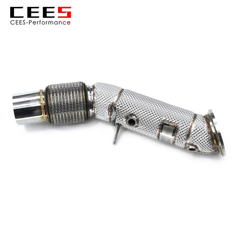 CEES Exhaust Downpipe for BMW 320 B48 2.0T 2019-2022 Catless Downpipe Catalytic Converter Performance ExhaustPipe Auto Accessory