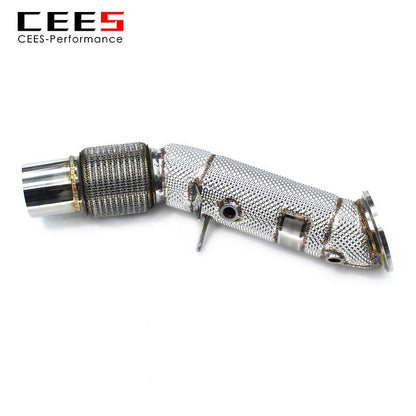 CEES Exhaust Downpipe for BMW 320 B48 2.0T 2019-2022 Catless Downpipe Catalytic Converter Performance ExhaustPipe Auto Accessory