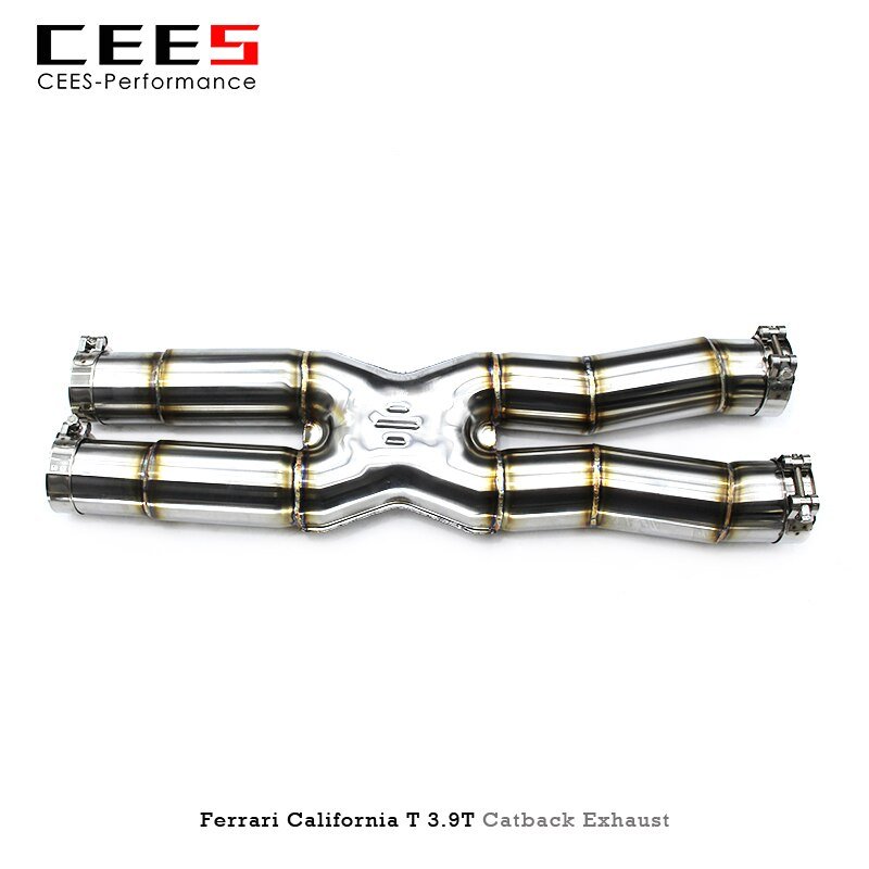 CEES Catback Exhaust For Ferrari California T 3.9T 2012-2018 Stainless Steel Exhaust valve control Exhaust System