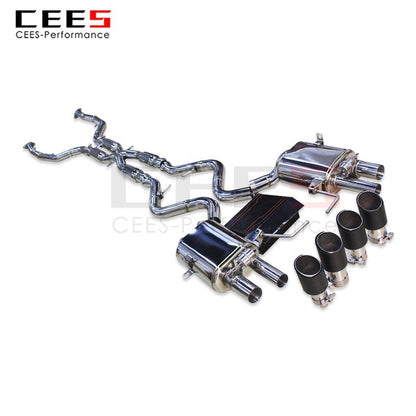 CEES Exhaust System For BMW M3 E92 4.0L Stainless Steel Valve Muffler Catback Escape Tubo Escape Coche Terminale Scarico Auto