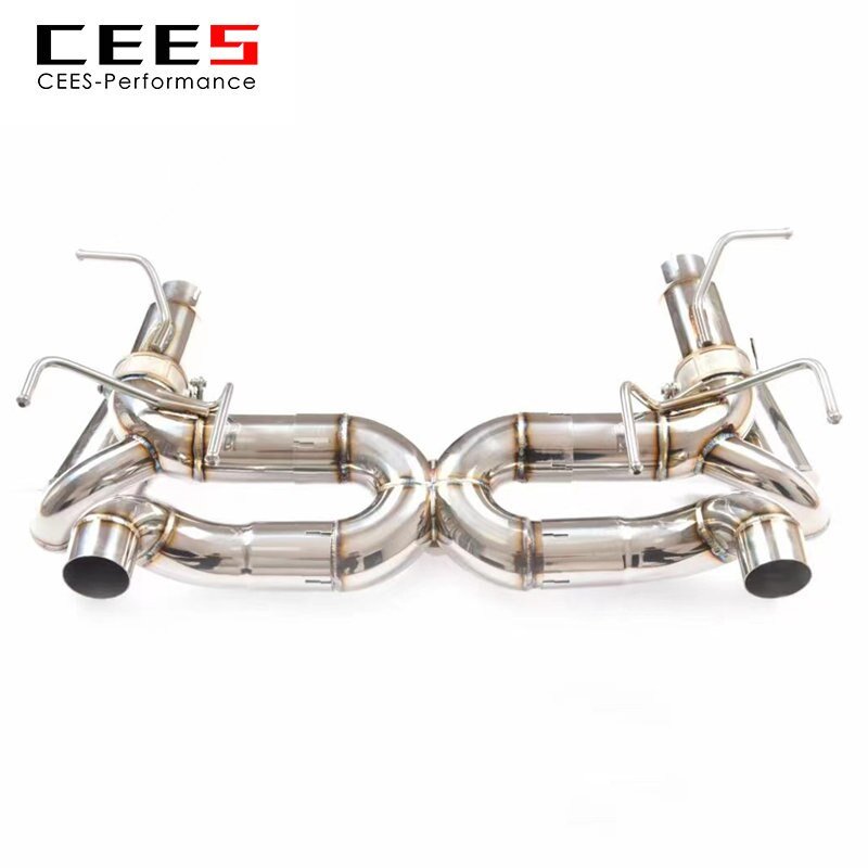 CEES Catback Exhaust for Ferrari 458 SC/SP 4.5 2013-2016 Stainless Steel Exhaust Pipe Valve Muffler Automobile Exhaust System