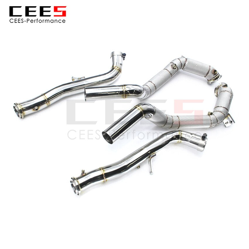 Exhaust System For Mercedes Benz G500 Headers With/Without Catalyst Test Pipe Converter High Flow Catted Exhaust Downpipe