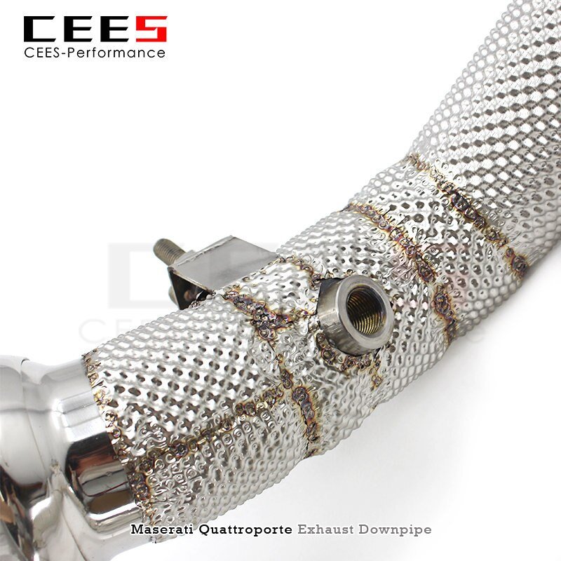 CEES Downpipe for Maserati Quattroporte 3.0T 2013-2016 Performance Catalytic Converters Echappement Voiture Downpipe Exhaust