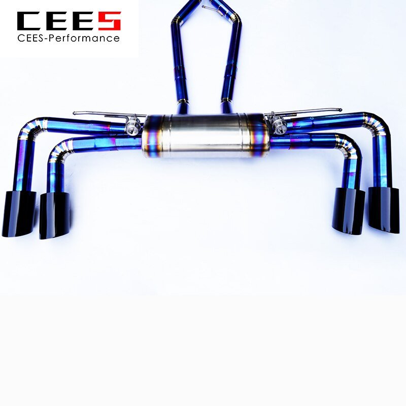 CEES Catback Exhaust For Porsche Cayenne 2.9 3.0 3.6 4.8 2011-2020 Titanium alloy  Exhaust System