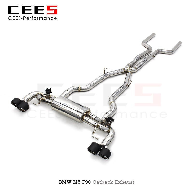 CEES Exhaust System for BMW M5 F90 4.4T 2018-2023 Escape Stainless Steel Exhaust Pipe Muffler Tuning Performance Catback Exhaust