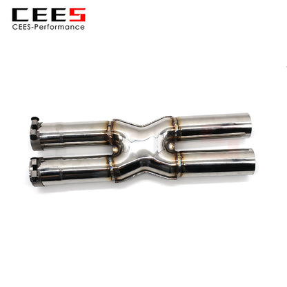 CEES Middle Section Pipe for Ferrari F12/GTC4/FF/812/812GTS X Tube Stainless Steel Exhaust Pipe Channeling Pipe  Exhaust System