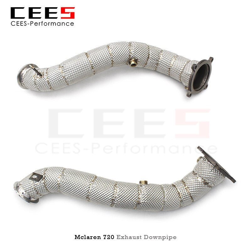 CEES downpipe til Mclaren 720S 4.0T 2018-2022 High Performance Tuning Catless downpipe uden katalysator bildele 