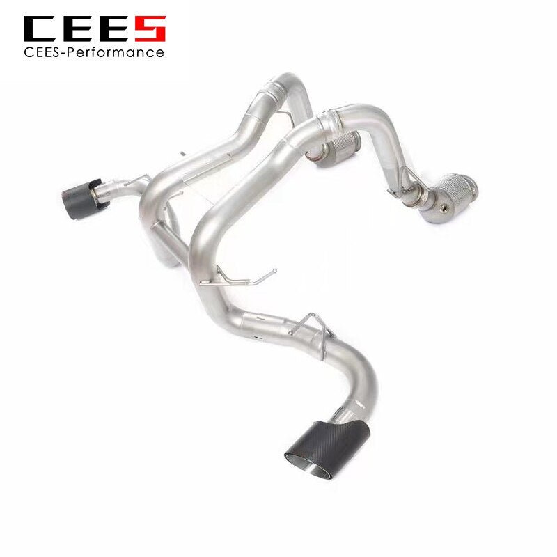 CEES Catback Exhaust for Mclaren Mclaren 570S 3.8 2015-  High Flow Catted Downpipe Valve Muffler Performance Exhaust System